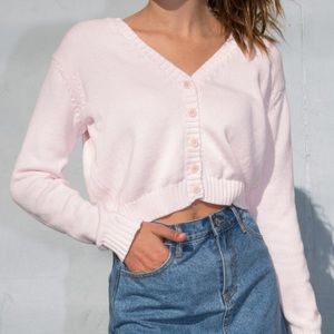 Brandy Melville blush pink Billie sweater